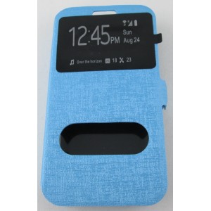 étui portefeuille samsung galaxy trend lite 2 bleu ciel 