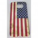 coque samsung galaxy S6 drapeau américain usé