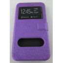 étui portefeuille samsung galaxy J7 violet