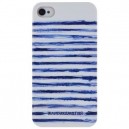 coque iphone 5c jean paul gaultier bleu et blanche marinière