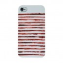 coque iphone 5c jean paul gaultier rouge et blanche marinière