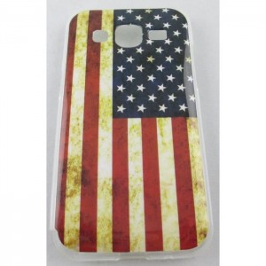 Coque Samsung Galaxy Core Prime Drapeau Américain Vintage