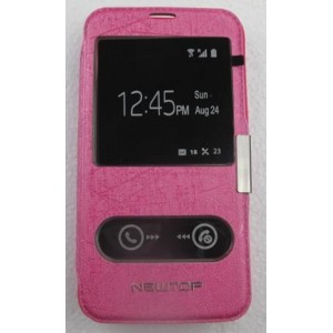 étui portefeuille samsung galaxy s5 rose