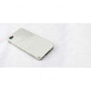 Coque Silicone Brillante Iphone 4 / 4S blanc