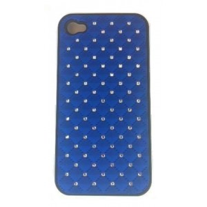 Coque Strass Iphone 4 / 4s Bleu