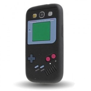 Coque Silicone Game Boy Noire Samsung Galaxy S3 I9300