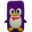 Coque Silicone Pingouin Samsung Galaxy Ace violet