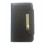 Housse portefeuille noire et marron Samsung Galaxy S2 I9100