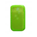 Coque Samsung Chat 335 verte effet nid d'abeille silicone