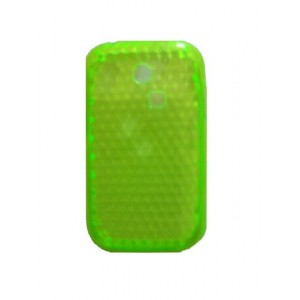 Coque Silicone Effet nid d'abeille Samsung Chat 335 vert