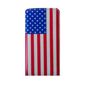 Housse rabattable Drapeau Etats Unis /USA Samsung galaxy S2 I9100