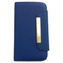 étui Portefeuille IPhone 3G / 3GS bleu 