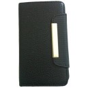 Housse Portefeuille Samsung Galaxy S I9000 noir