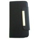 Housse Portefeuille Apple IPhone 5 noir