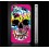 COQUE TÊTE DE MORT PARADIS ROSE DECO CHICS APPLE IPHONE 4 / 4S