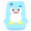 Coque Pingouin bleu ciel pour Samsung Galaxy Ace S5830 Silicone