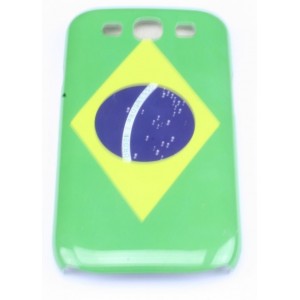 Coque drapeau brésilien pour Samsung Galaxy S3 i9300