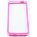 Coque Bumper rose et transparent pour Iphone 5