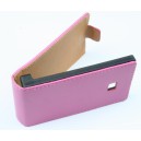 Etui à rabat rose pour LG optimus L3 / E400 