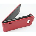 Etui à rabat rouge pour LG Optimus L7 Optimus P700 