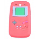 Coque rouge Samsung Galaxy S3 / i9300 Game Boy Silicone