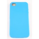 Coque Brillante Apple Iphone 4 / 4S bleu Silicone