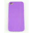 Coque Brillante Iphone 4 / 4S violet Silicone