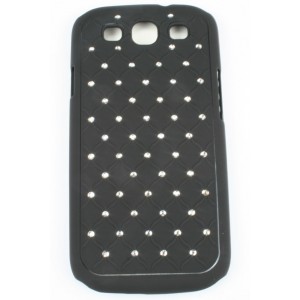 Coque noir Samsung Galaxy S3/ I9300 strass