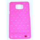 Coque Rose Fushia Samsung Galaxy S2 / I9100 Strass