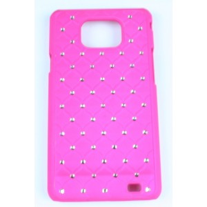 Coque Rose Fushia Samsung Galaxy S2 / I9100 Strass