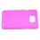 Coque Rose Fushia Samsung Galaxy S2 / I9100 Strass