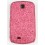 Coque Samsung Galaxy Mini / S5570 rose pailleté