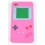 Coque Iphone 4 / 4S Game boy rose fushia Silicone