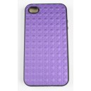 Coque iphone 4 /4s violette semi rigide