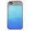 Coque iphone 4 / 4s bleu semi rigide