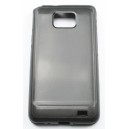 Coque samsung galaxy s2 noir semi rigide