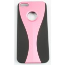 coque iphone 5 bicolore rose / noir