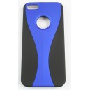 coque iphone 5 bicolore / bleu noir