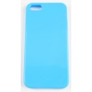 Coque iphone 5 bleu ciel silicone