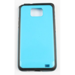 Coque samsung galaxy s2 bleu ciel semi rigide