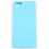 Coque iphone 5 bleu ciel avec strass silicone