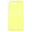 Coque iphone 5 jaune silicone