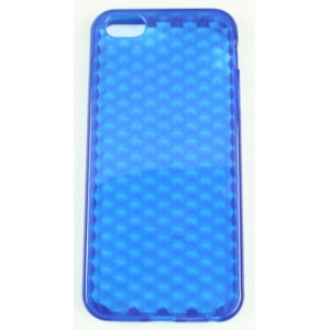 Coque iphone 5 bleu silicone