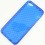 Coque iphone 5 bleu silicone