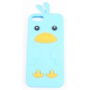 Coque iphone 5 bleu ciel canard