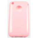 Coque Iphone 3G / 3GS rose silicone