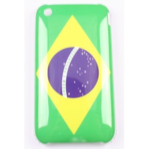 Coque iphone 3 / 3gs drapeau bresilien 