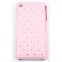 coque iphone 3g /3gs rose pale strass