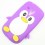 Coque samsung galaxy s3 mini pingouin violet silicone