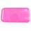 coque samsung galaxy s rose fushia silicone transparente